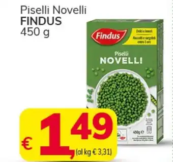 Le Mark Findus Piselli Novelli 450g offerta