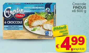Le Mark Findus Croccole x6 600g offerta