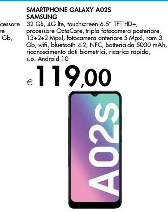 Bennet Samsung Smartphone Galaxy A02S offerta