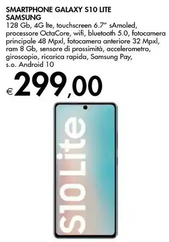 Bennet Samsung Smartphone Galaxy S10 Lite offerta