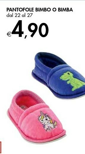 Bennet Pantofole Bimbo O Bimba offerta