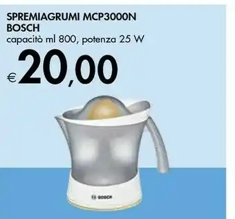 Bennet Bosch Spremiagrumi MCP300N offerta