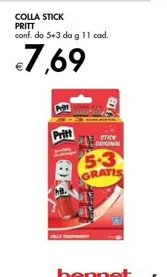 Bennet Pritt Colla Stick offerta