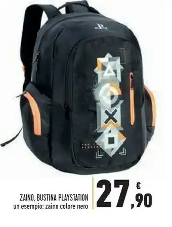 Conad Zaino Bustina Playstation Nero offerta