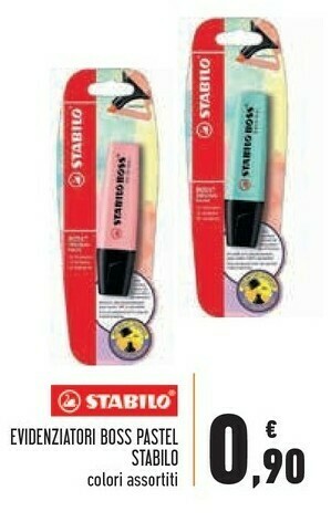 Conad Evidenziatori Boss Pastel Stablio
