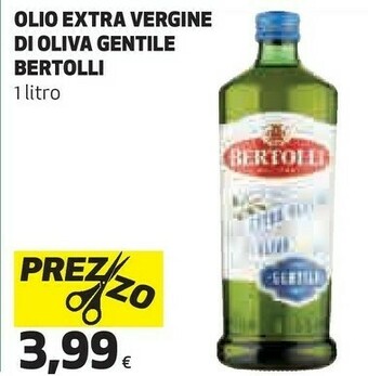 Bertolli Olio Extra Vergine D'Oliva Gentile 1000 G(ml)