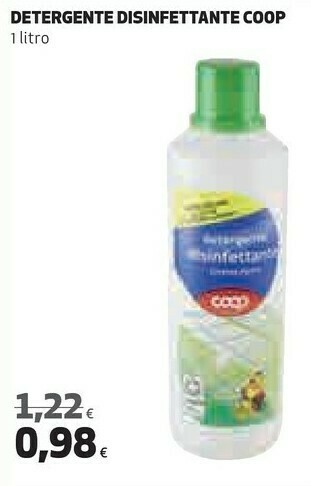 Coop Coop Detergente Disinfettante offerta
