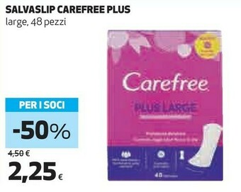 Coop Carefree Plus Salvaslip offerta