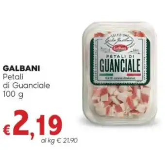 Sisa GALBANI Petali di Guanciale 100 g offerta