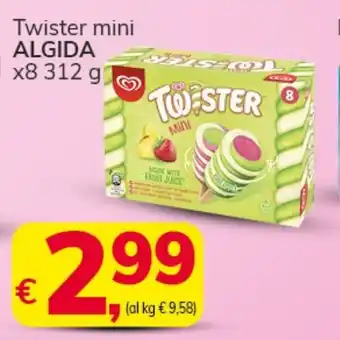 Algida Twister mini x8 312g