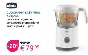 Prenatal Chicco Cuocipappa Easy Meal offerta