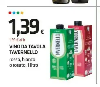 Superconti Tavernello Vino offerta