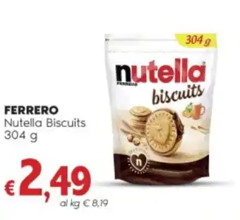 Sisa FERRERO Nutella Biscuits 304 g offerta
