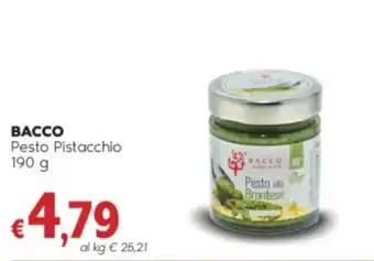 BACCO Pesto Pistacchio 190 g