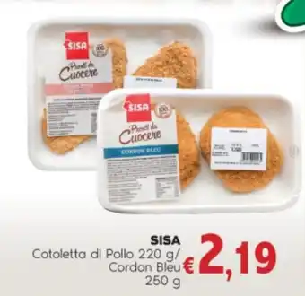 Sisa SISA Cotoletta di Pollo 220 g/ Cordon Bleu 250 g offerta