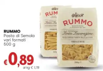 Sisa RUMMO Pasta di Semola vari formati 500 g offerta