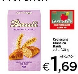 Crai Bauli croissant classico offerta