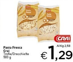 Crai Crai pasta fresca offerta
