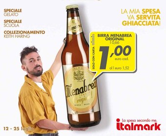 Italmark BIRRA MENABREA ORIGINAL l 0,66 offerta
