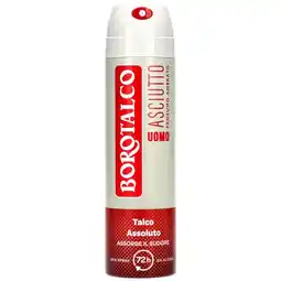 Franzy's Borotalco deodorante spray man profumo ambrato 150ml offerta