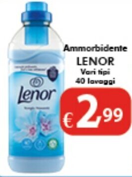 Bernava Ammorbidente LENOR Vari tipi 40 lavaggi offerta