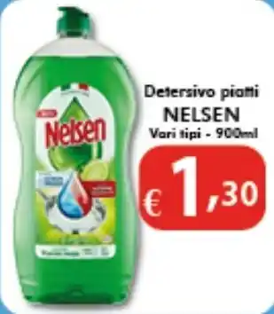 Bernava Detersivo piatti NELSEN Vari tipi - 900ml offerta