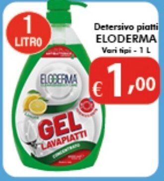 Bernava Detersivo piatti ELODERMA Vari tipi - 1 L offerta