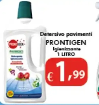 Bernava Detersivo pavimenti PRONTIGEN Igienizzante 1 LITRO offerta