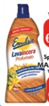 Bernava Detergente pavimenti EMULSIO LAVAINCERA Vari tipi 875 ml offerta