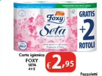Bernava Carta igienica FOXY SETA offerta