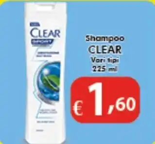 Bernava Shampoo CLEAR Vari tipi 225 ml offerta