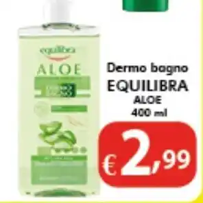 Dermo bagno EQUILIBRA ALOE 400 ml