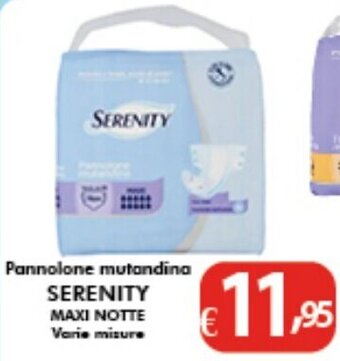 Bernava Pannolone mutandina SERENITY MAXI NOTTE Varie misure offerta