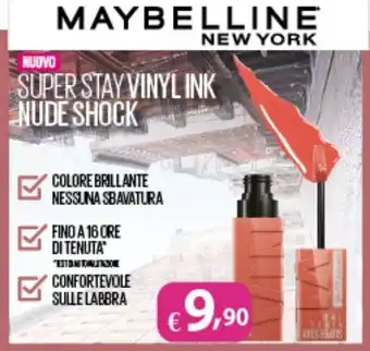 MAYBELLINE SUPER STAY VINYL INK NUDE SHOCK