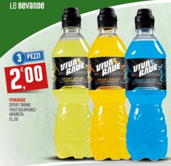 VIVARADE SPORT DRINK FRUTTA/LIMONE/ ARANCIA CL.50