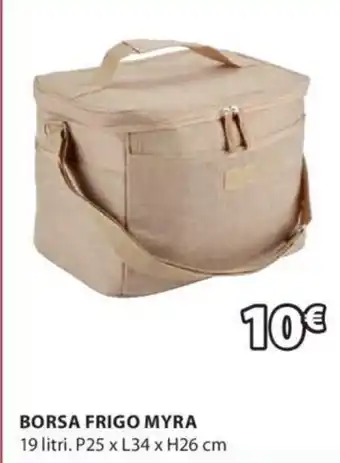 JYSK BORSA FRIGO MYRA 19 litri. P25 x L34 x H26 cm offerta