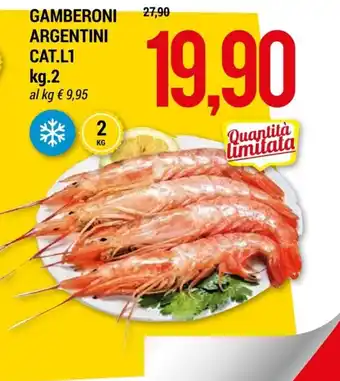 GAMBERONI 27,90 ARGENTINI CAT.L1 KG.2