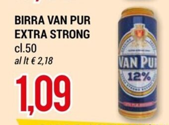 BIRRA VAN PUR EXTRA STRONG cl.50