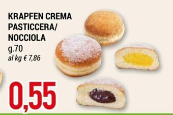 Hardis KRAPFEN CREMA PASTICCERA/ NOCCIOLA g.70 offerta