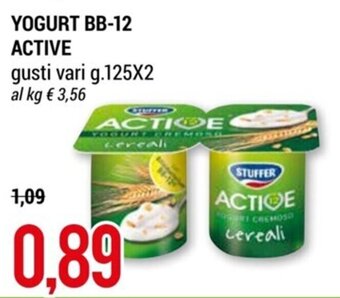 Hardis YOGURT BB-12 ACTIVE gusti vari g.125X2 offerta