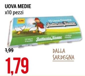 Hardis UOVA MEDIE x10 pezzi offerta