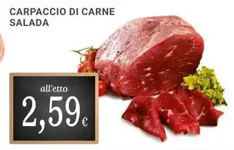 Doro Supermercati CARPACCIO DI CARNE SALADA offerta