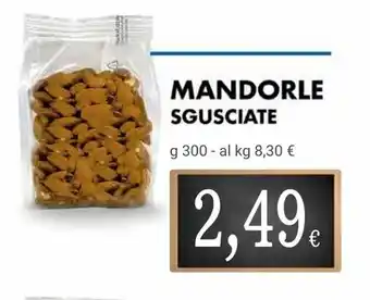 Doro Supermercati MANDORLE SGUSCIATE g300 offerta