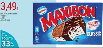 Doro Supermercati MAXIBON NESTLÉ classic g 384 offerta