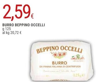 BURRO BEPPINO OCCELLI g 125