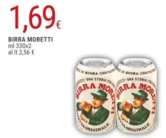 Doro Supermercati BIRRA MORETTI ml 330x2 offerta