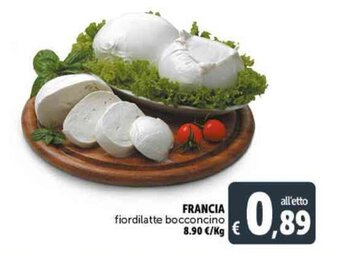 Deco Supermercati FRANCIA fiordilatte bocconcino offerta