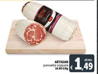 Deco Supermercati ARTIGIAN pancetta coppata offerta