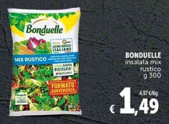 Deco Supermercati BONDUELLE insalata mix rustico g 300 offerta