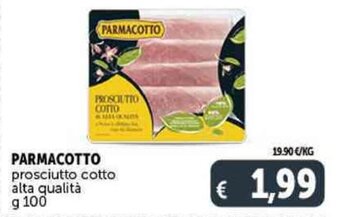 Deco Supermercati PARMACOTTO prosciutto cotto alta qualità g 100 offerta